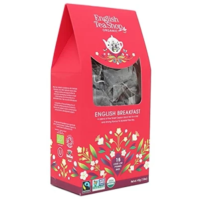Image of English Tea Shop Organic Breakfast (15 Pyramids), 44.9999999999999 g