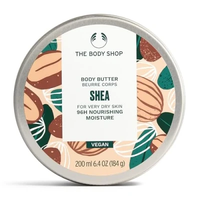Image of The Body Shop Butter Shea 96 Hours Moisture dry skin vegan (Shea 200ml)