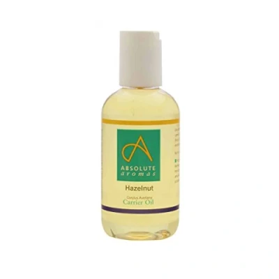 Image of Absolute Aromas Hazelnut Oil (Corylus Avellana) 50ml Pure, Natural, Cold Pressed, Vegan and Cruelty Free Moisturising Carrier for Body Facial Massage