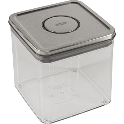 Image of OXO Good Grips Steel POP Big Square Short 2.6L Storage Container