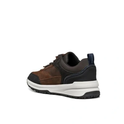 Image of Geox Men&#039;s U Sterratrail + Grip Sneaker, Coffee, 8 UK