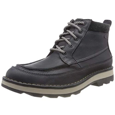 Image of Clarks Korik Rise Gtx, Men’s Chelsea Boots, Grey (Dark Lea), 8 UK (42 EU)