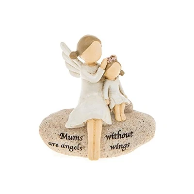 Image of Angels Pebble Gift with Sentimental Message Mums are