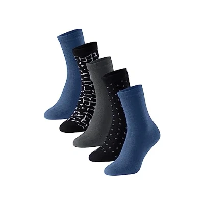 Image of Schiesser Women&#039;s 5 Pack Socks Stockings Stay Fresh Classic, sortiert1_180489, 35 38 (Pack of 5)