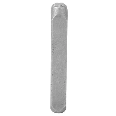 Image of 6mm 2.5&#039;&#039; Star Metal Design Stamp Steel Tools to Stamp/Punch MetalJewelry, Leather, Wood, Punch Stamping Tool Leather