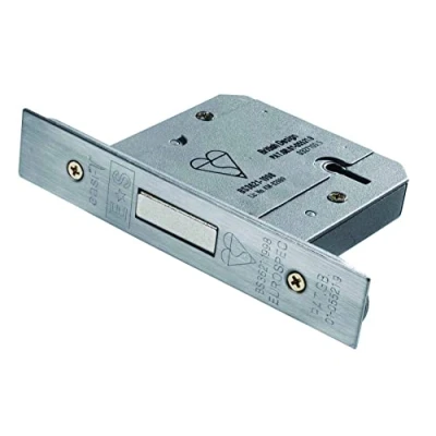 Image of Carlisle Brass LDB5530SSS EASI T 5 Lever Deadlock BS, Satin Stainless Steel, 3&quot; / 76mm