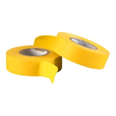 Image of Gocableties Yellow Electrical Tape, 19mm x 20m, Strong Self Adhesive PVC Insulation Tape for Insulating, Repairing and Protecting Wires, 2 Rolls