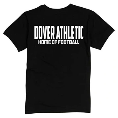 Image of Dover Athletic Home of Fooball Premium Mens Tee Shirt Large Black