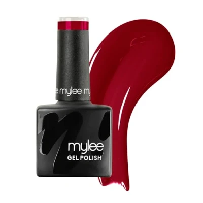 Image of Mylee Gel Nail Polish 8ml [Red Range] UV/LED Soak Off Art Manicure Pedicure for Professional, Salon &amp; Home Use Long Lasting Easy to Apply (0004 Kiss Kiss, 8ml)