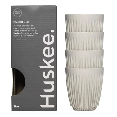 Image of Huskee HuskeeCup (4 Pack) (Natural, 8oz)