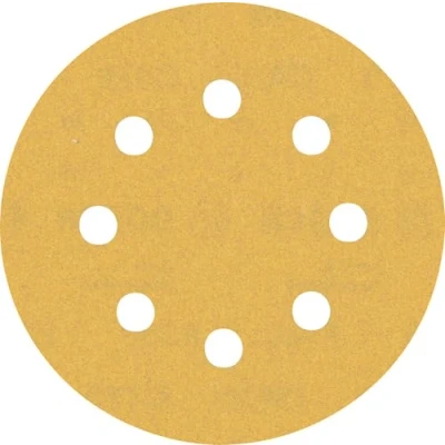 Image of Bosch Professional 5x Expert C470 Sandpaper (for Hardwood, Paint on wood, Ø 115 mm, Grit 180, Accessories Random Orbital Sander)