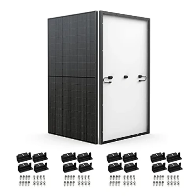 Image of ECOFLOW 400W Rigid Solar Panel High Efficiency Module PV Power for Home, RVs, Off Grid Builds Compatible with Portable Stations &amp; Systems
