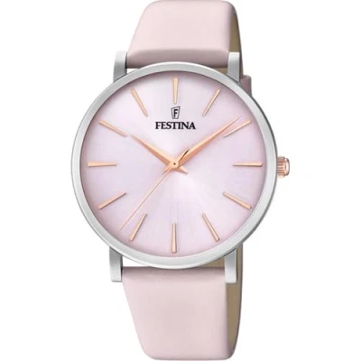 Image of Festina Womens Analogue Quartz Watch with Leather Strap F20412/2