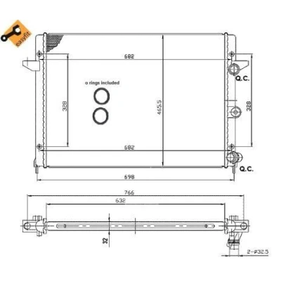 Image of NRF Radiator 53959