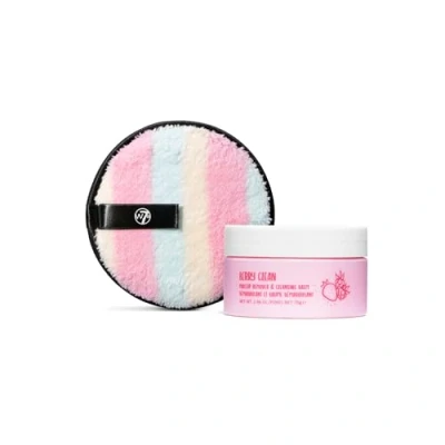 Image of W7 Extra Berry Clean Makeup Cleansing Balm &amp; Remover Cookie Disc Duo Gently Removes