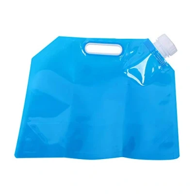 Image of Collapsible Water Container, 3L Portable Folding Container Outdoor Travel Storage Bag Foldable Bottle Roll Up Fold Flat 2 Litre