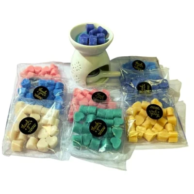 Image of 20 x Highly Scented Wax Melts Mini Hearts Many fragrances Designer Inspired (Peony Blush Seude)