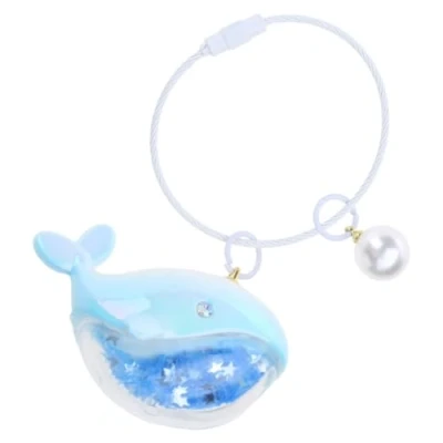 Image of xbiez Cute Whale Buckle Keychain Creative Cartoon Animal Pendant Bag Key Chains Blue Keyring Doll Pendants Backpack