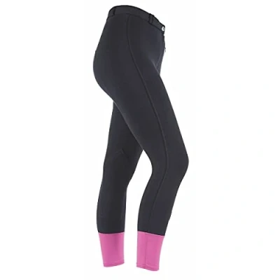 Image of Wessex Shires Knitted Riding Breeches in Black Ladies 30,