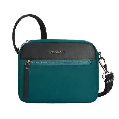 Image of Travelon Unisex Adult Anti Theft Addison Small Crossbody Bag, Evergreen, One Size