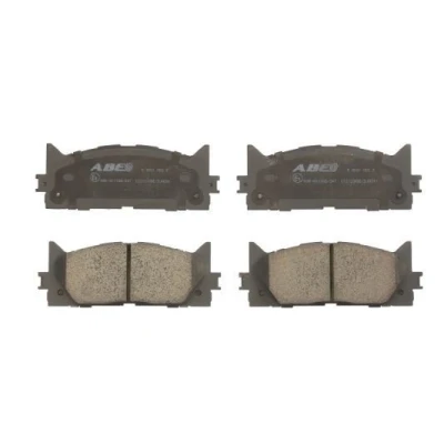 Image of 0446506070, 0446506080, 0446507010, 0446533440, 0446533445 Brake pad set ABE C12120ABE Front Axle not prepared for wear indicator