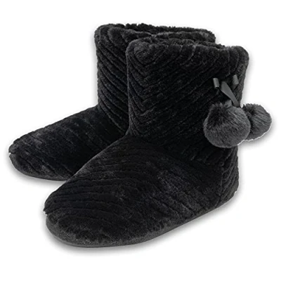 Image of DUNLOP LADIES MARGO II SLIPPERS Black UK 4