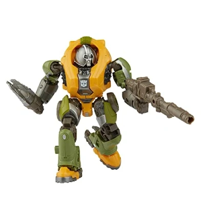Image of Transformers Toys Studio Series 80 Deluxe Class Bumblebee Brawn Action Figure Ages 8 and Up, 4.5 inch