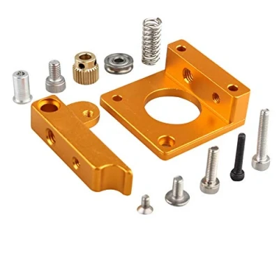 Image of Jopto MK8 Bowden Extruder Accessories, Left Hand 3D Printer Parts Aluminum Frame Drive Feed DIY Kit Compatible with Reprap Delta Prusa i3