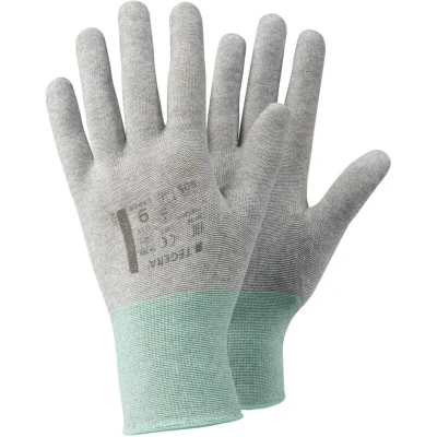 Image of Ejendals 805 Tegera ESD Nylon Knitted Gloves Grey Size 9