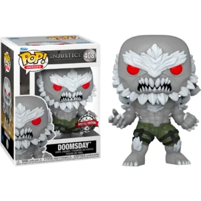 Image of Funko Pop Batman Doomsday #408 Injustice God Among Us Limited Edition, Red