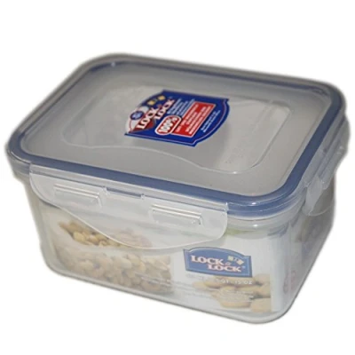 Image of Lock &amp; Stackable Airtight Container Rectangular 470ml HPL807