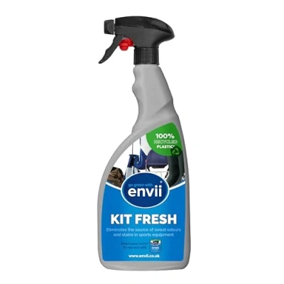 Image of Envii Kit Fresh Effective Sweat Odour Remover for Clothes &amp; Sports Equipment, Natural Boxing Glove Deodoriser Spray to Use on Trainers, Gym Clothes, Shoe Eliminator 750ml