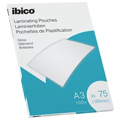 Image of Ibico Basics A3 Light Laminating Pouch (Pack of 100)
