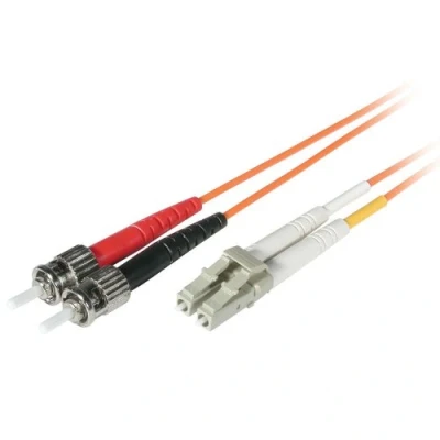 Image of C2G 15m Fibre/Fiber Optic Cable for Fast Ethernet, Fiber Channel, ATM and Gibabit Patch LC/ST Duplex Multimode 62.5/125 MM