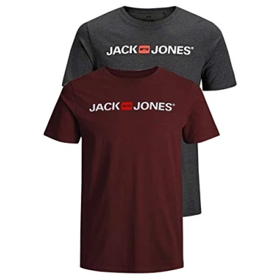 Image of JACK &amp; JONES Male T Shirt Pack of 3, 3XL