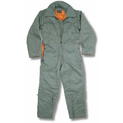 Image of USA Style Heavy Duty Flight Suit / Boiler Suit. (38&quot; Chest, Olive)