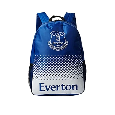 Image of Everton FC Official Fade Crest Design Football Backpack/Rucksack (One Size) (Blue/White)