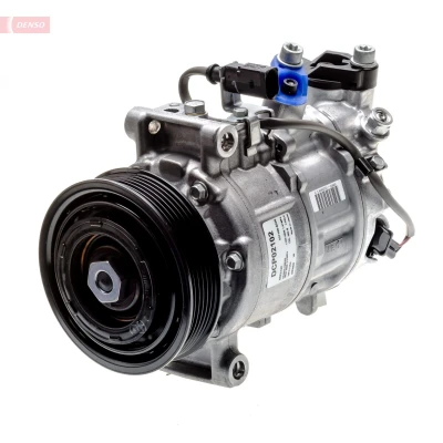 Image of 8T0260805H, 8T0260805R AC Compressor DENSO DCP02102 6SES14C PAG 46 R134a AUDI: Q5, A4 B8 Avant, Saloon