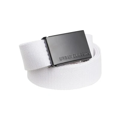 Image of Urban Classics Single Belt, Men&#039;s, Size: One Size, White
