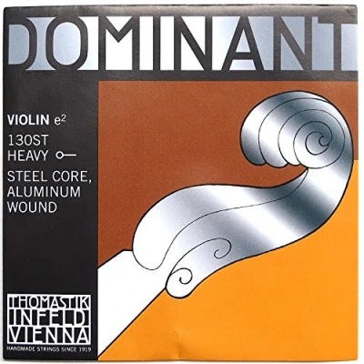 Image of Thomastik Single string for Violin 4/4 Dominant E steel core, Aluminium Wound, Strong, Ball End