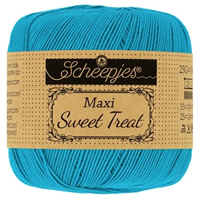 Image of Scheepjes Maxi Sweet Treat 146 Vivid Blue Yarn 1x25g