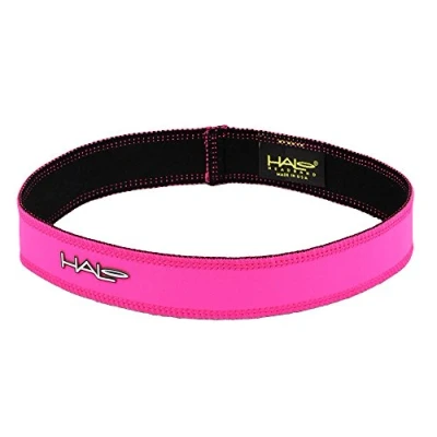 Image of Halo Headband Sweatband Slim, 1 inch, Bright Pink