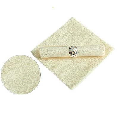 Image of i Sure Dinner Cloth Napkins,Table Napkins(Pack of 4) (Beige)