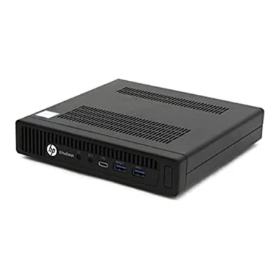 Image of HP EliteDesk 800 G2 Desktop Mini USDT Intel Quad Core i5 256GB SSD Hard Drive 8GB Memory Win 10 Pro MAR Ultra Slim Computer PC (Refurbished)