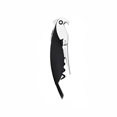Image of A di Alessi Parrot Corkscrew, Black, (AAM32 B)