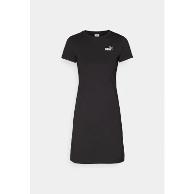 Image of Puma Small LOGO SLIM Dress Jersey dress, Women&#039;s, Size: XS, Black