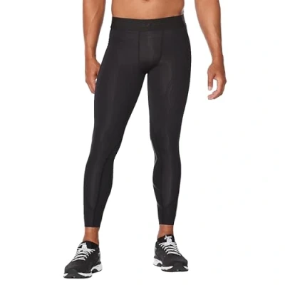 Image of 2XU Mens FORCE COMPRESSION TIGHTS Black/Gold S