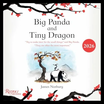 Image of Big Panda and Tiny Dragon 2026 Wall Calendar