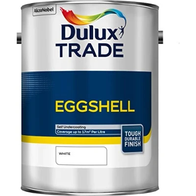 Image of Dulux Trade Eggshell White 5L