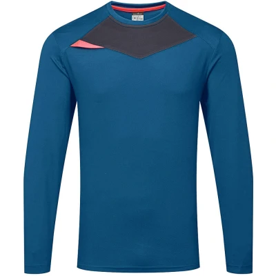 Image of Portwest DX4 T Shirt L/S Metro Blue Large